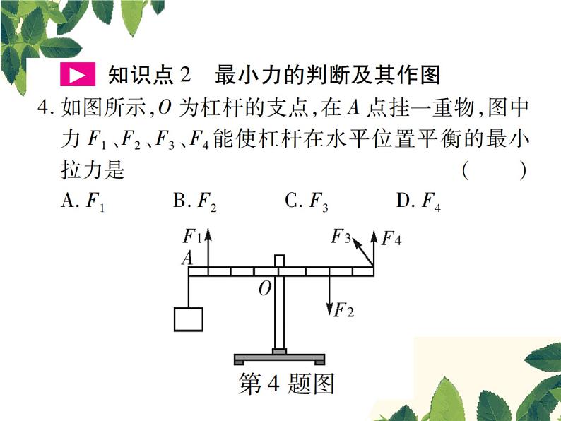 人教版八年级下册物理第十二章第一节《杠杆》第二课时 课件05