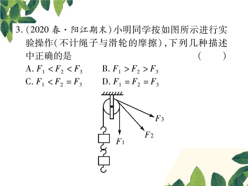 人教版八年级下册物理第十二章《滑轮》第一课时 课件04