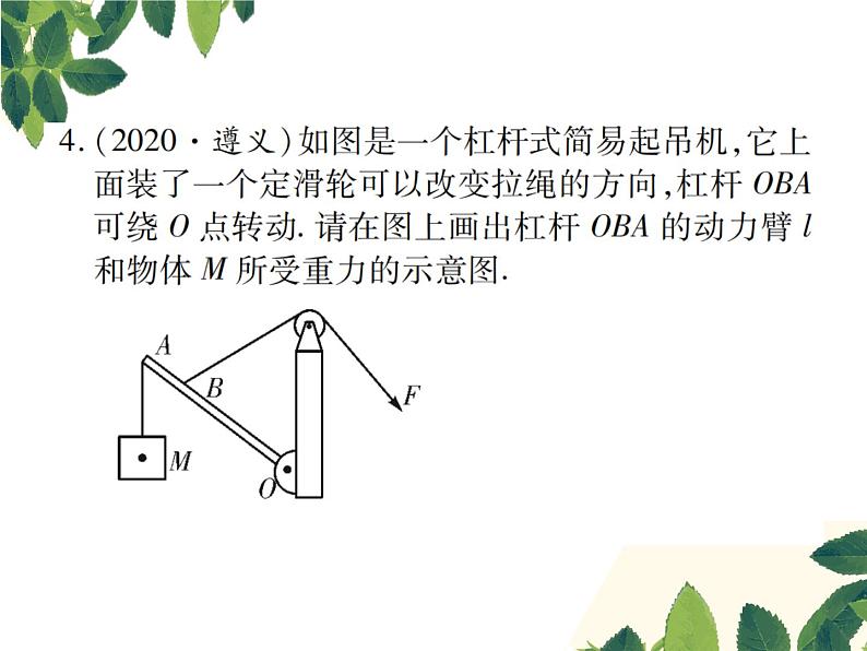 人教版八年级下册物理第十二章 专题突破八《杠杆作图》05