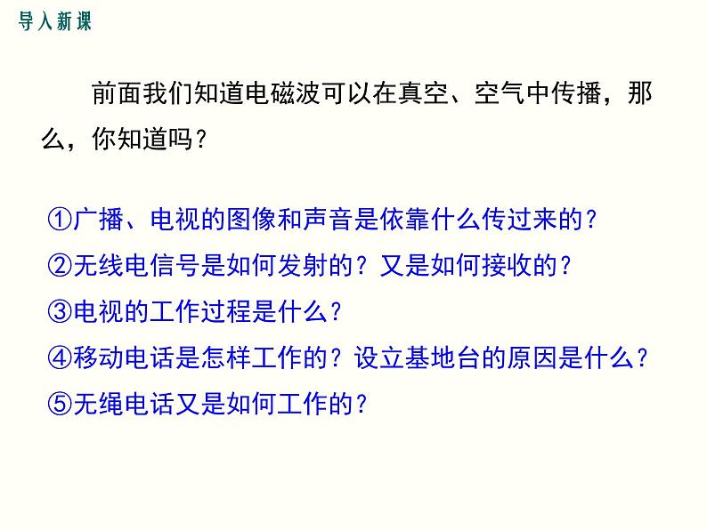 人教版初中物理九年级  第二十一章  第3节 广播、电视和移动通信 课件03