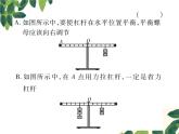 第十二章实验突破九探究杠杆平衡的条件 课件