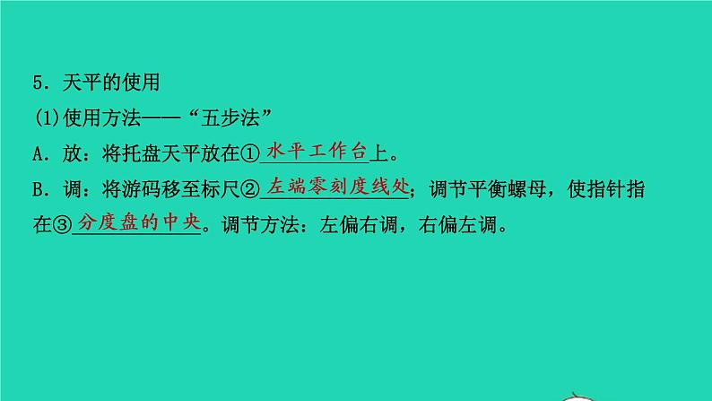 江西省2021年中考物理考点复习第六讲质量与密度课件202103091119第4页