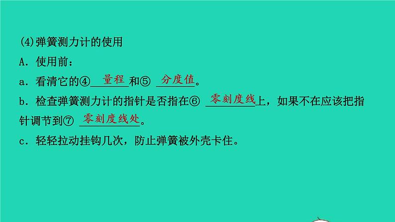 江西省2021年中考物理考点复习第八讲力弹力重力摩擦力课件202103091109第8页