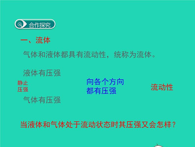 人教版八年级物理下册课件：9.4 流体压强与流速的关系课件第4页