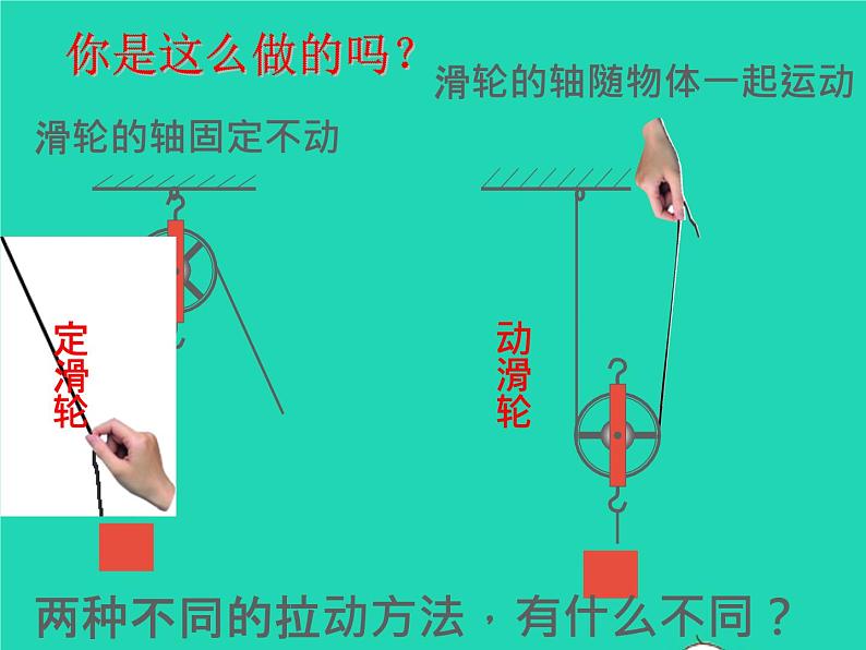 【新人教版】2020_2021学年八年级物理下册12.2滑轮（课件+素材）06