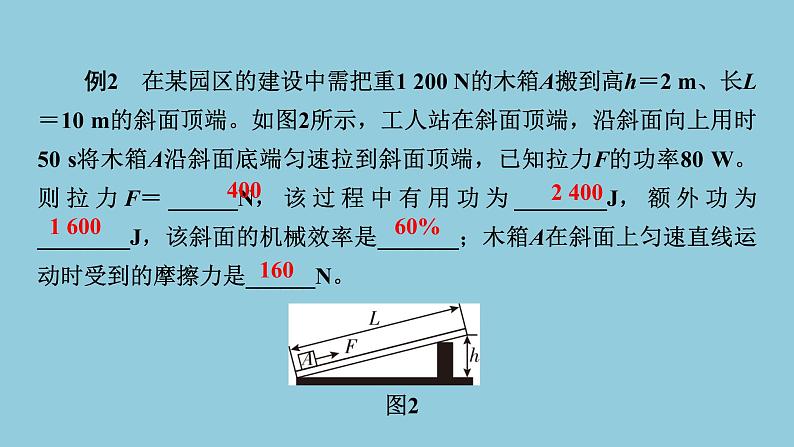 2021中考物理专题复习课件 第2部分 专题突破 专题4  效率专题 课件第6页