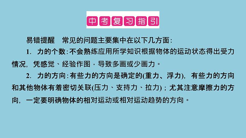 2021中考物理专题复习课件 第2部分 专题突破 专题6 类型2 力学作图 课件第2页