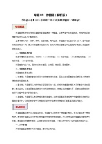 2021中考物理专题复习  专题03  作图题（解析版）