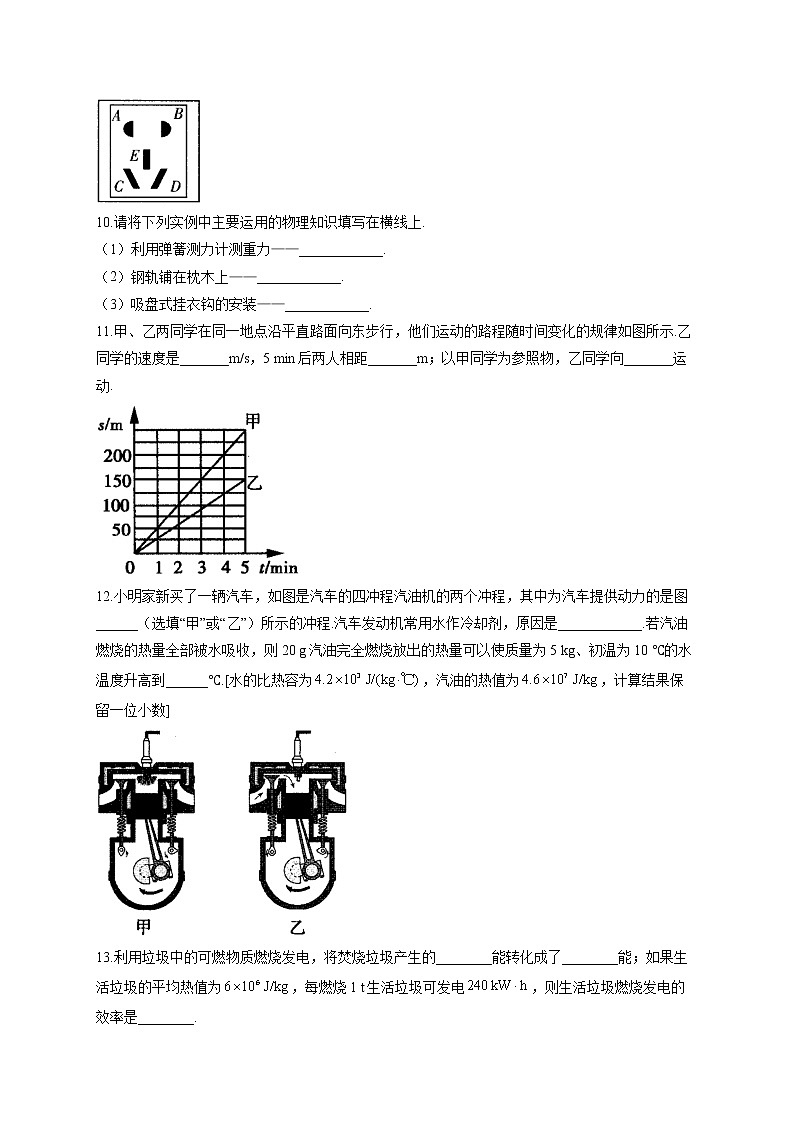 2021届中考物理仿真模拟卷 河北地区专用第3页