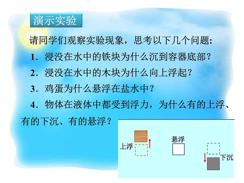 物体的浮沉条件及应用公开课03