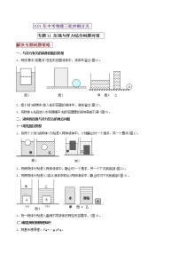 2021年中考物理三轮冲刺过关 专题11 压强与浮力综合类问题对策（教师版含解析）