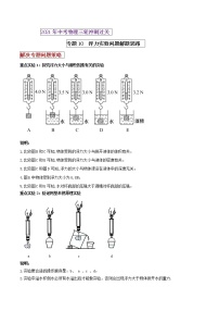 2021年中考物理三轮冲刺过关 专题10 浮力实验问题解决思路 （教师版含解析）