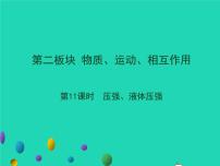 广东省2021年中考物理一轮复习第11课时压强液体压强基础整合提升课件20210422421