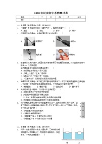 2020年河南省中考物理试卷