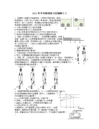2021年中考物理二轮复习压轴题十三（含答案）