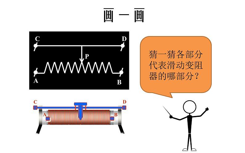 人教版九年级物理第十六章电压电阻《4.1认识滑动变阻器》优质课一等奖课件07