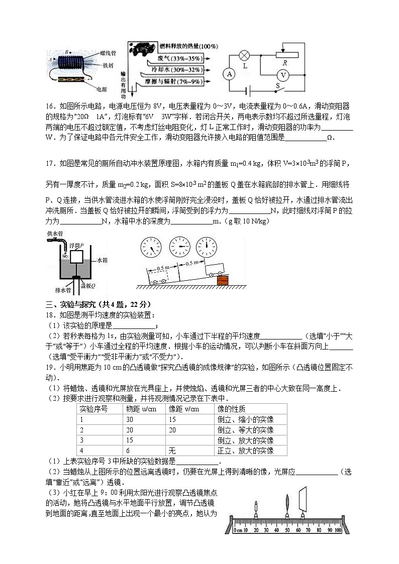 2021年人教版中考物理模拟试卷（六）03
