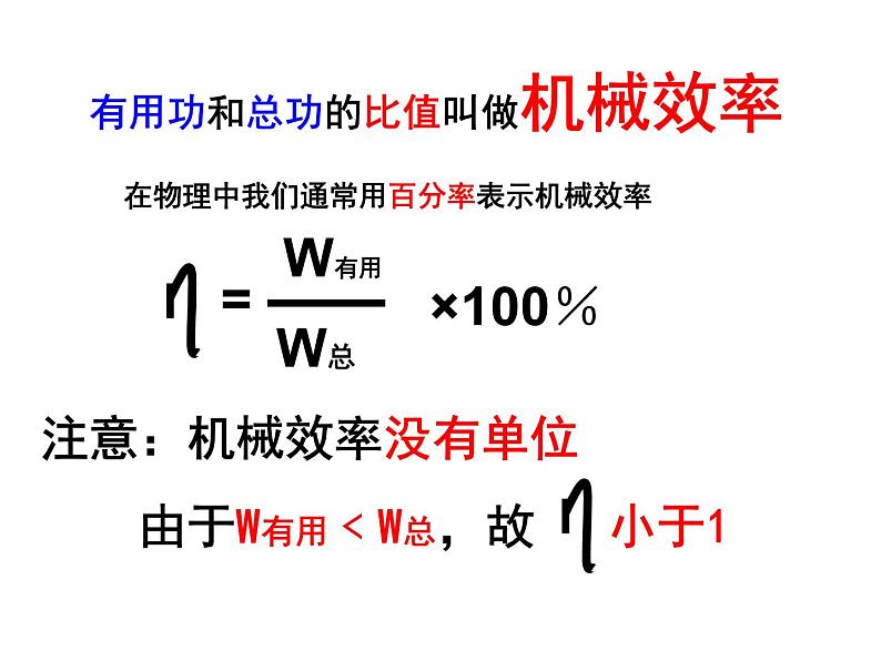 人教版12.3节机械效率优质课件06