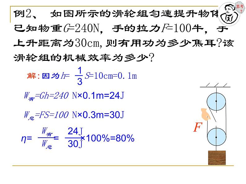 人教版12.3节机械效率课件07