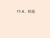 2021教科版 初中 物理 九年级（下册）11.4核能课件