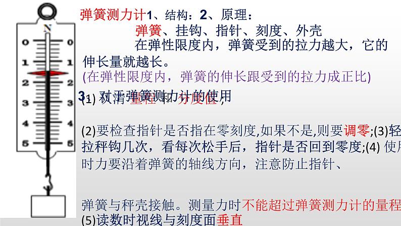 1.弹力与重力 复习课件PPT第2页