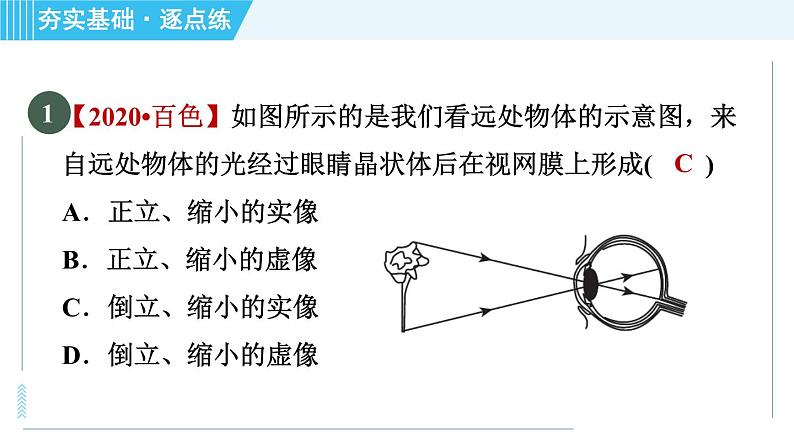 沪科版八年级上册物理课件 第4章 4.6.1 眼睛和眼镜第4页