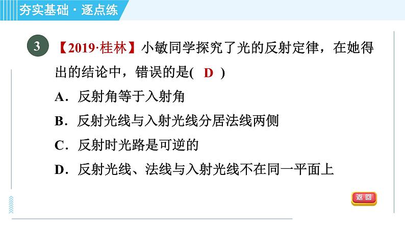 沪科版八年级上册物理课件 第4章 4.1.2光的反射及其应用第6页