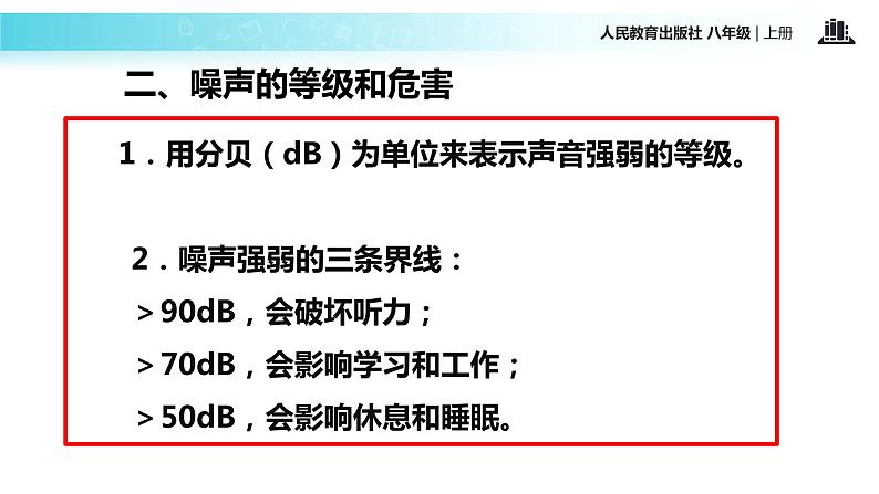 【教学课件】《噪声的危害和控制》（物理人教八上）07