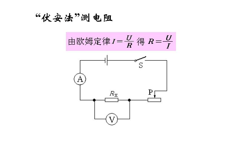 人教版九年级物理《电阻的测量》优课一等奖课件01