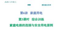 初中物理教科版九年级下册第九章 家庭用电3 安全用电与保护多媒体教学ppt课件