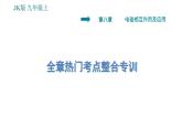 教科版九年级上册物理课件 第8章 全章热门考点整合专训
