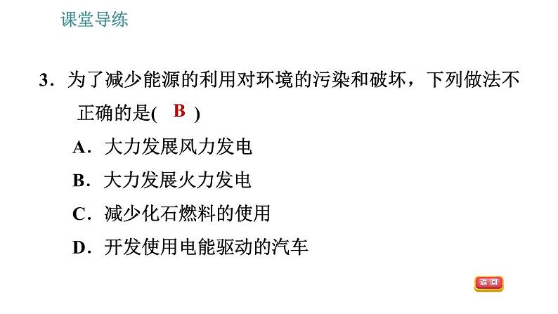 教科版九年级下册物理课件 第11章 11.5   能源开发与可持续发展第5页