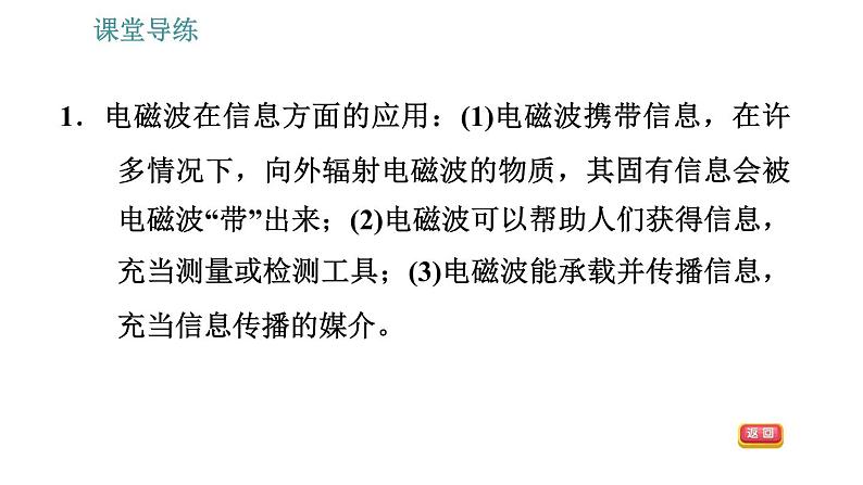 教科版九年级下册物理课件 第10章 10.2   电磁波的应用03