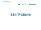 教科版九年级下册物理课件 第11章 全章热门考点整合专训