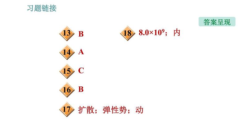 北师版九年级上册物理课件 期末提分练案 第1讲   第3课时   技巧训练  分析内能利用事例中的一些技巧03