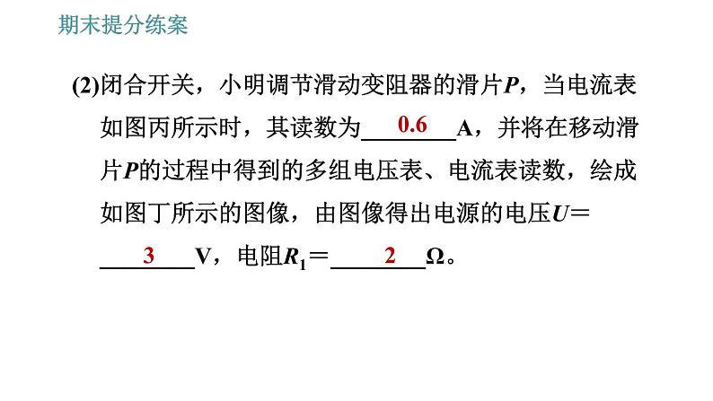 北师版九年级上册物理课件 期末提分练案 第3讲   第2课时   方法训练 应用欧姆定律中的常用方法07