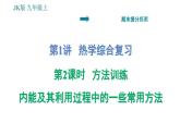教科版九年級(jí)上冊(cè)物理課件 期末提分練案 第1講 第2課時(shí)  方法訓(xùn)練 內(nèi)能及其利用過程中的一些常用方法