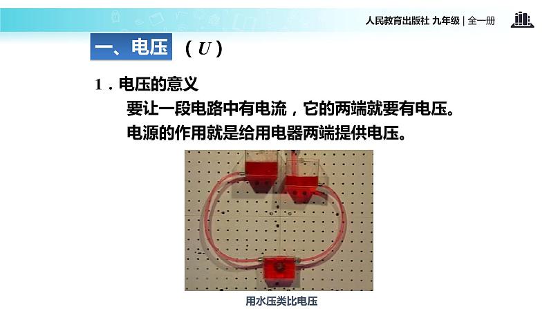 【教学课件】《电压》（物理人教九年级全一册）第4页