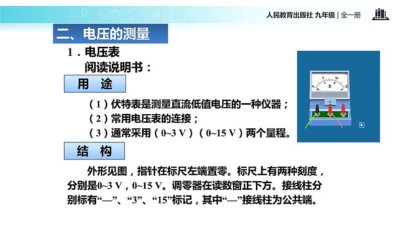 【教学课件】《电压》（物理人教九年级全一册）第7页