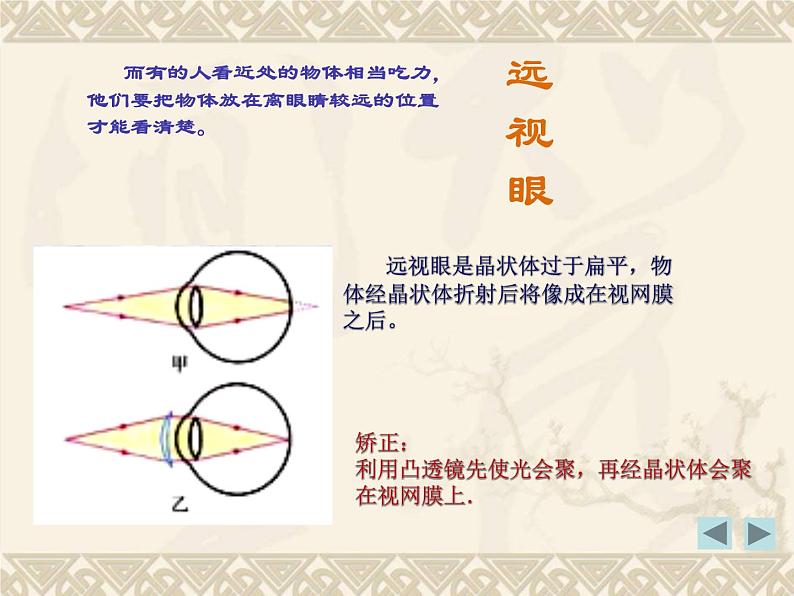 粤沪版 > 八年级上册  第三章 光和眼睛 > 7 眼睛与光学仪器课件ppt06
