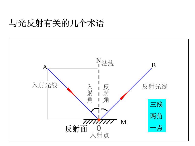 人教版物理八年级上4.2光的反射 课件05