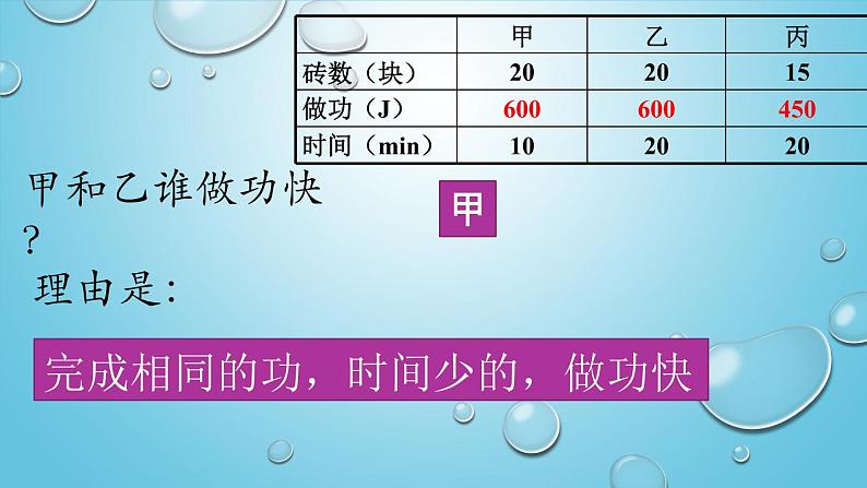 2020-2021学年北师大版物理八年级下册-9.4 功率PPT课件06