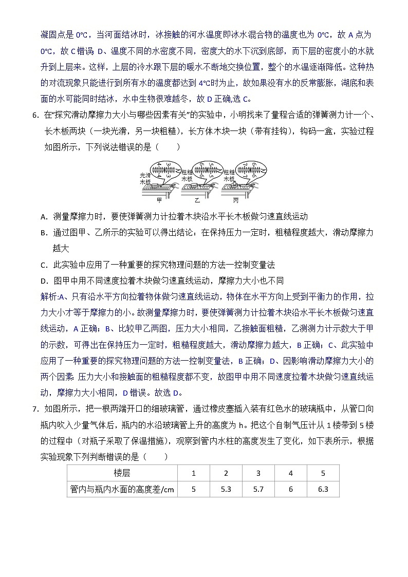 山东省滨州市2018年中考物理试题（word版，含解析）第3页