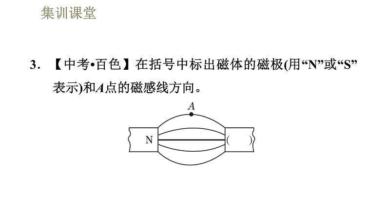 人教版九年级全一册物理习题课件 第20章 集训课堂 电磁的作图与计算08