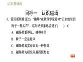 人教版九年级全一册物理习题课件 第20章 20.1.2磁场
