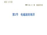人教版九年级全一册物理习题课件 第21章 21.2电磁波的海洋