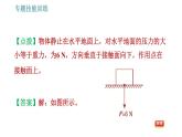 沪科版八年级上册物理习题课件 第6章 专题技能训练(九)  训练 力的示意图