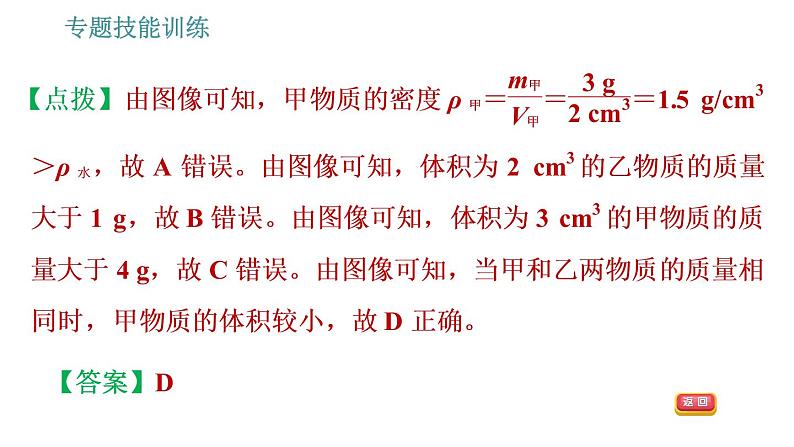 沪科版八年级上册物理习题课件 第5章 专题技能训练 (八) 训练2 密度有关的综合计算04