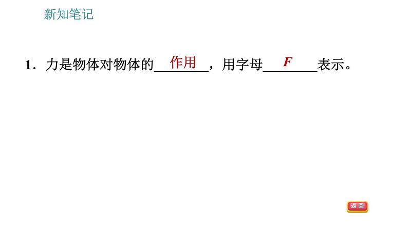 沪科版八年级上册物理习题课件 第6章 6.1 力第5页