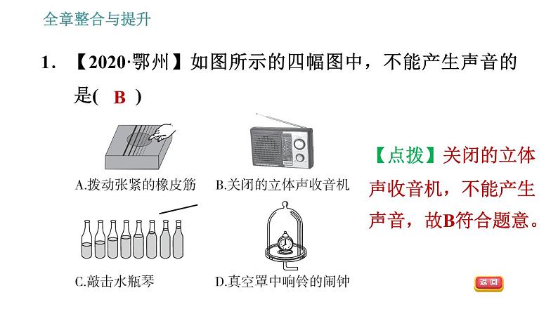 沪科版八年级上册物理习题课件 第3章 全章整合与提升04